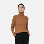 Hailey | Women's Thick Ribbed Turtleneck Sweater