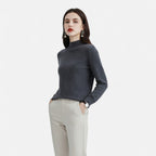 Jacqueline | Women's Pure Wool Half-Neck Sweater