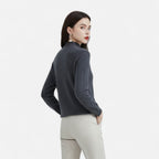 Jacqueline | Women's Pure Wool Half-Neck Sweater