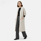 Kelly | Women's Open-Front Cardigan – Timeless Long Silhouette