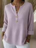Sandra | Henley Button Top