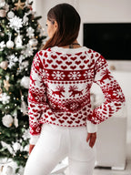 Lisa | Women's Nordic Christmas Sweater – Cozy Patterned Knit for Festive Winter Parties