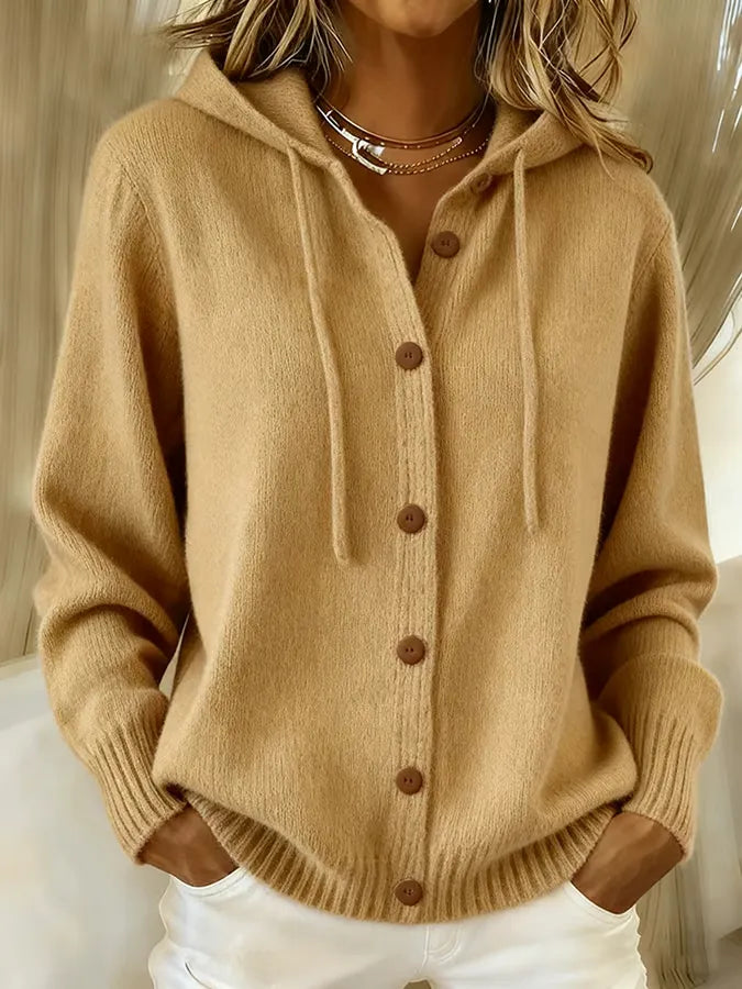 Brenda | Button Cardigan Hoodie