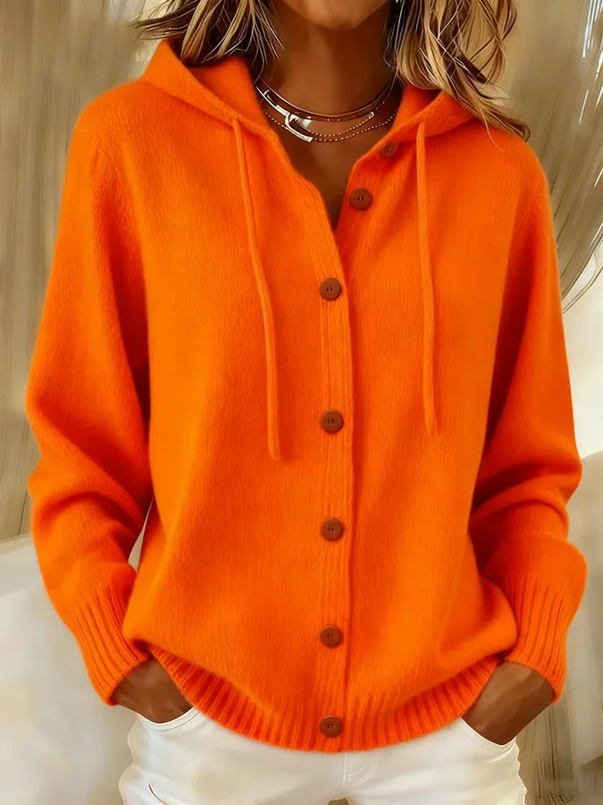 Brenda | Button Cardigan Hoodie