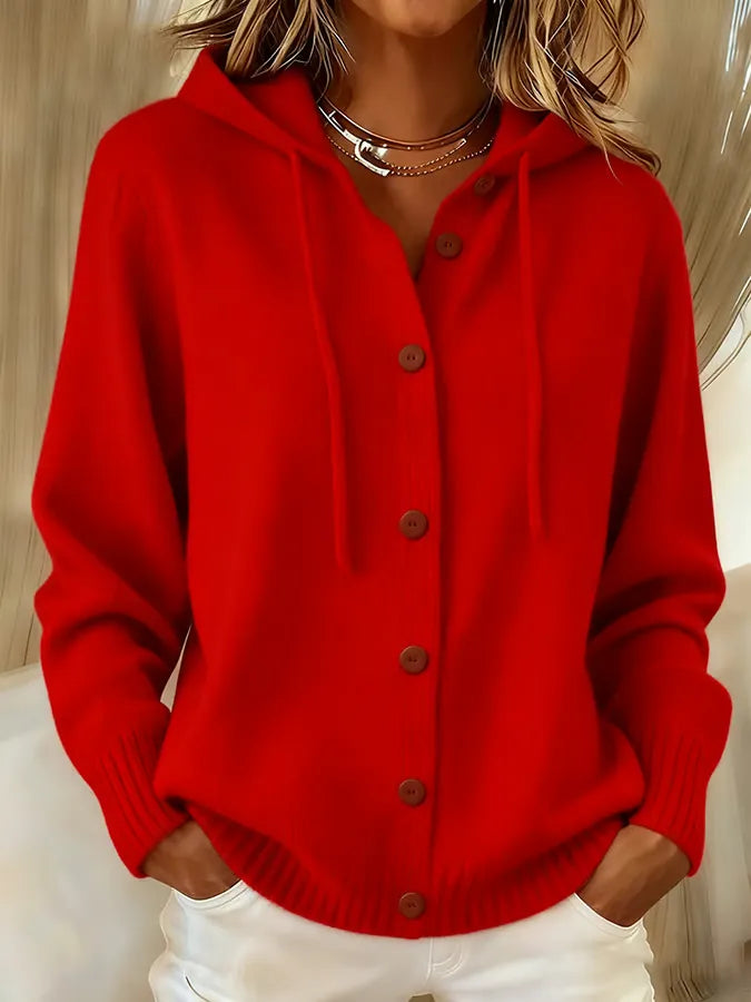 Brenda | Button Cardigan Hoodie