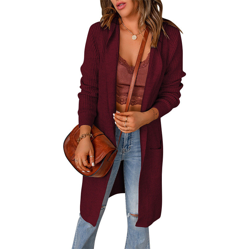 Sophia | Women's Open-Front Longline Cardigan – Relaxed Knit Layer for Everyday Autumn Wear
