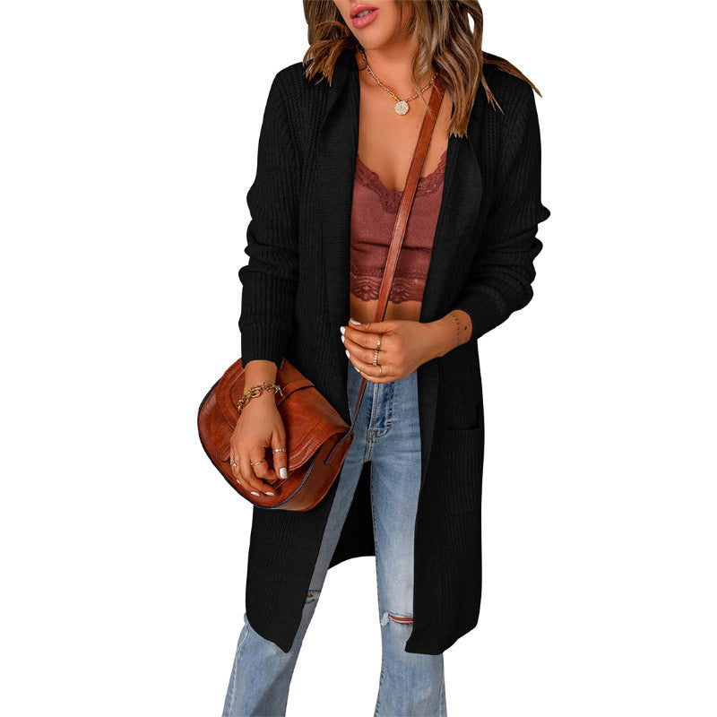 Sophia | Women's Open-Front Longline Cardigan – Relaxed Knit Layer for Everyday Autumn Wear