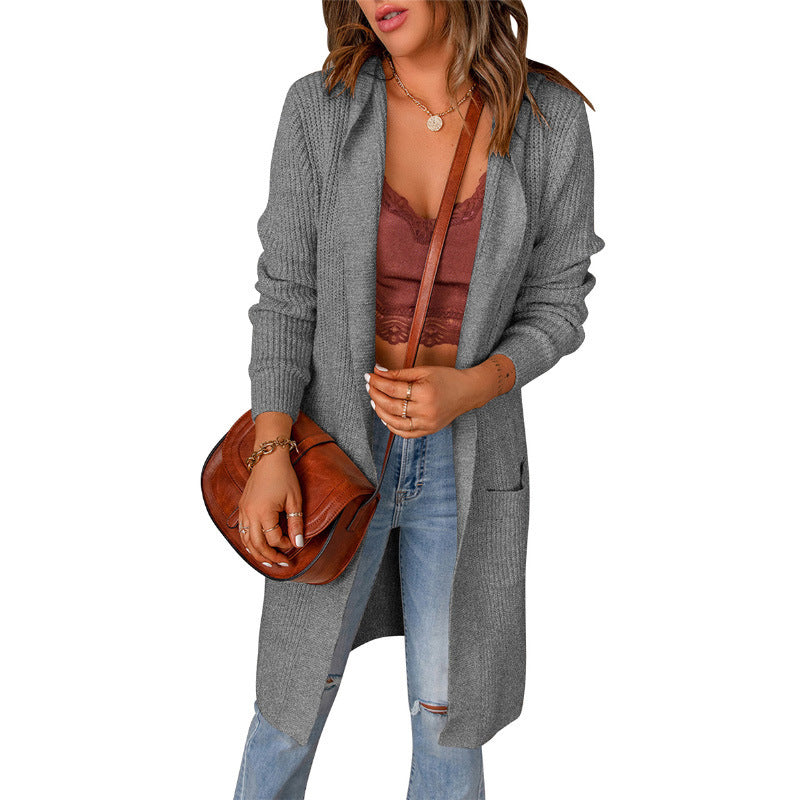 Sophia | Women's Open-Front Longline Cardigan – Relaxed Knit Layer for Everyday Autumn Wear