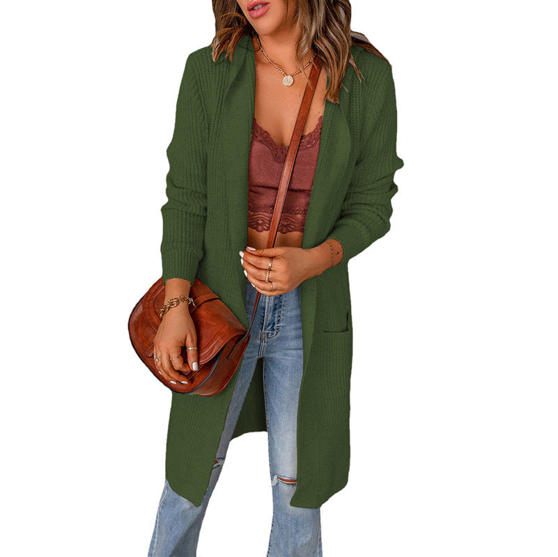 Sophia | Women's Open-Front Longline Cardigan – Relaxed Knit Layer for Everyday Autumn Wear