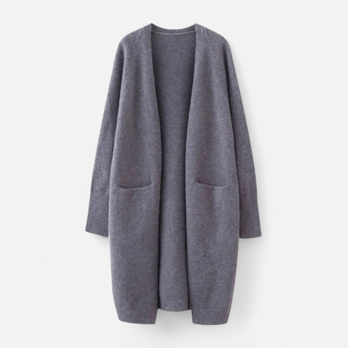 Kelly | Women's Open-Front Cardigan – Timeless Long Silhouette