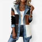 Penelope | Elegant Layered Collar Button Jacket