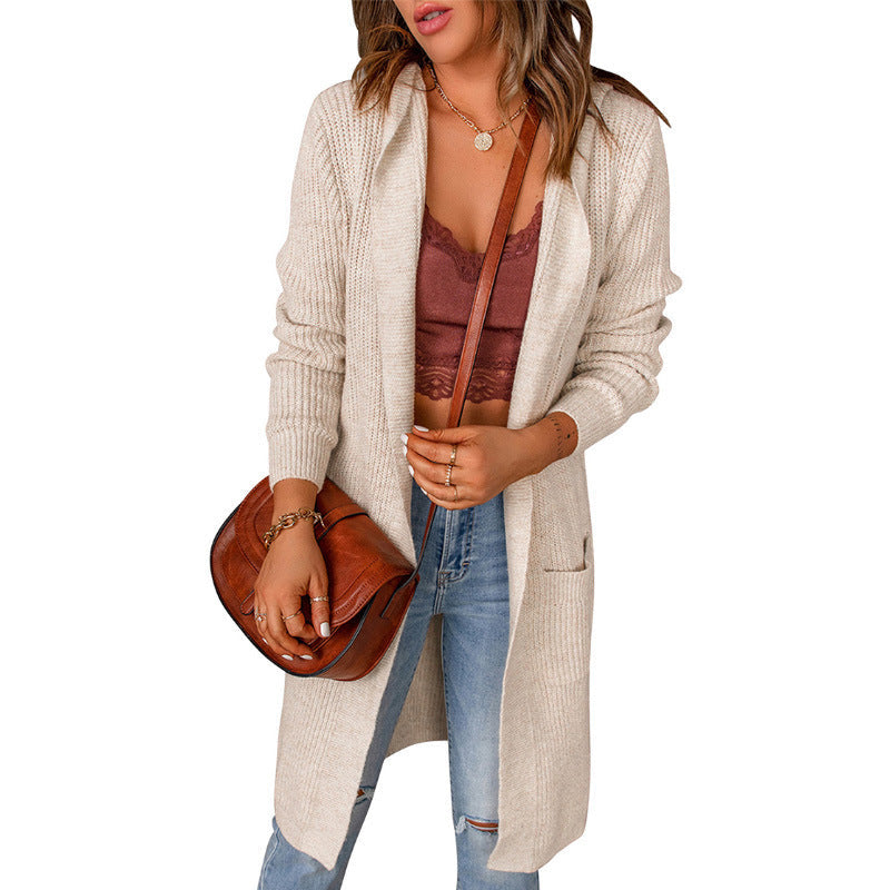 Sophia | Women's Open-Front Longline Cardigan – Relaxed Knit Layer for Everyday Autumn Wear