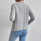 Miranda | Women's Cable Knit Cardigan – Warm Button-Front Layer for Autumn and Winter