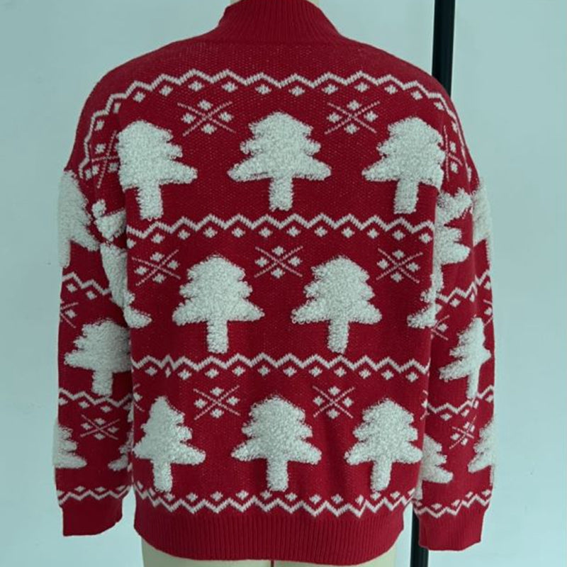 Yvonne | Women's Festive Christmas Knit Sweater – Cozy Statement Jumper for Holiday Celebrations