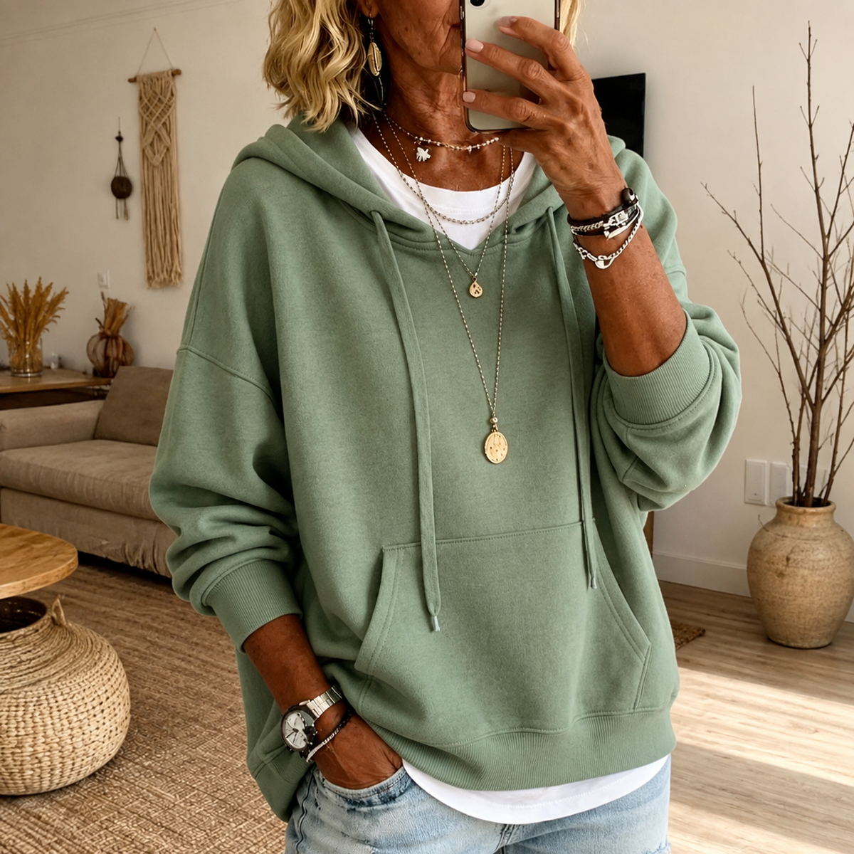 Nell | Sage Green Sweater