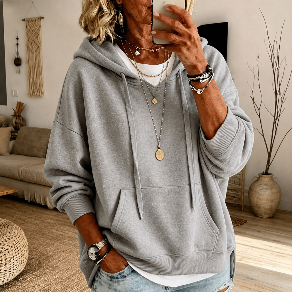 Kelly | Light Grey Sweater