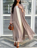 Amelia | Women's Sheer Chiffon Open Front Long Cardigan