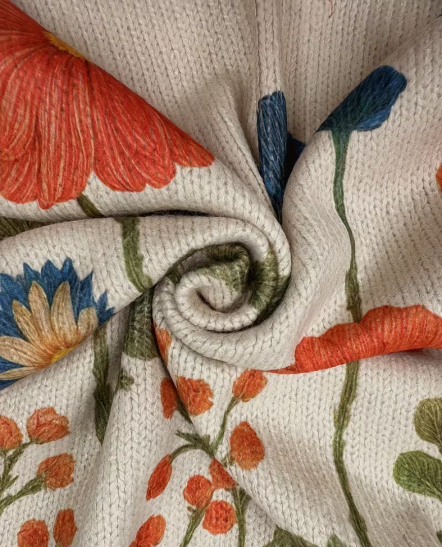 Hattie | Wildflower Meadow Zip Cardigan
