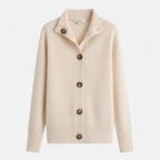Jacqueline | Women's Knit Stand-Collar Short Coat