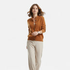 Jacqueline | Women's Knit Stand-Collar Short Coat