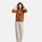 Jacqueline | Women's Knit Stand-Collar Short Coat
