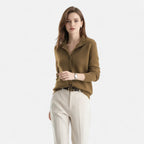 Jacqueline | Women's Knit Stand-Collar Short Coat