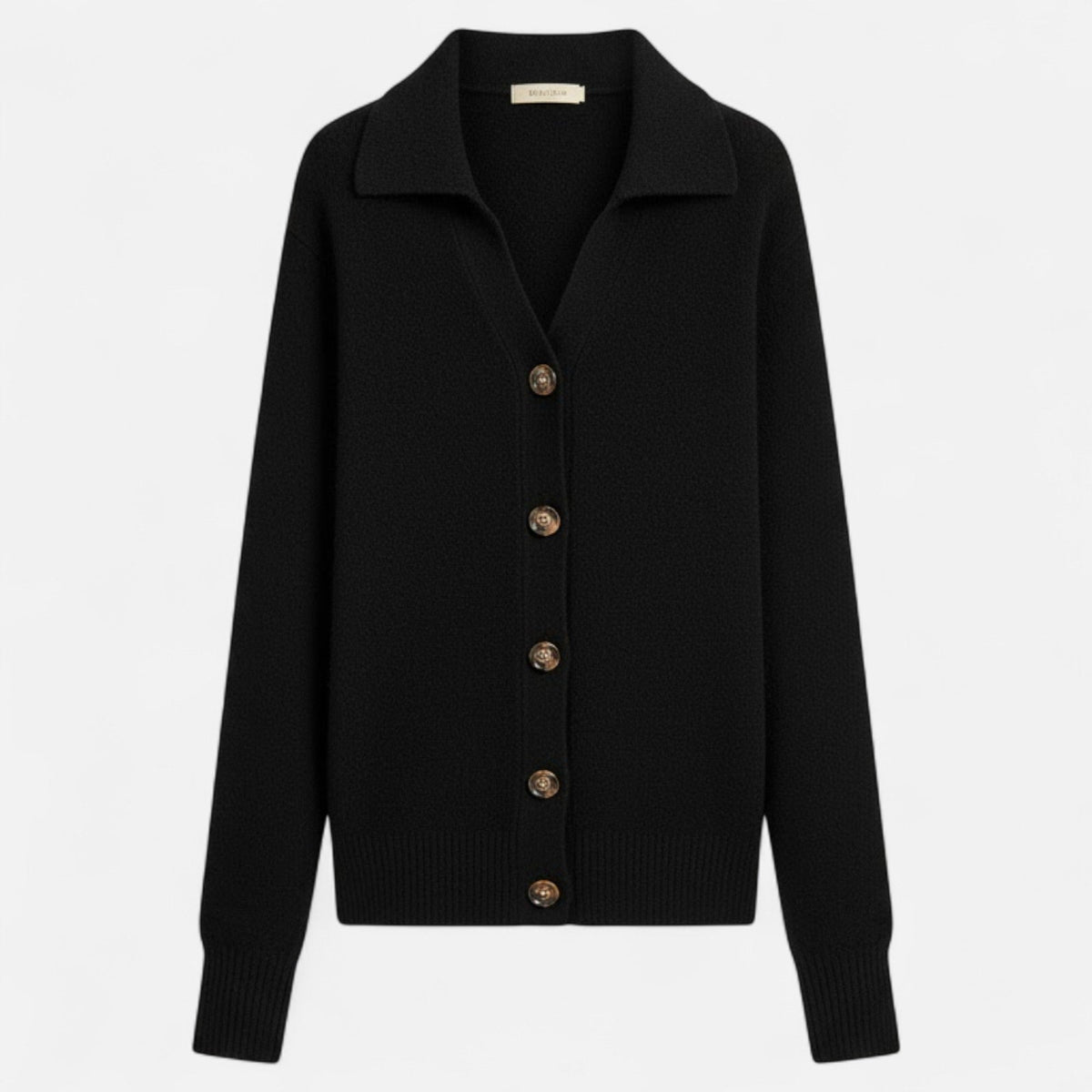 Jacqueline | Women's Knit Stand-Collar Short Coat