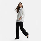 Jean | Women's Loose V-Neck Buttoned Knit Cardigan