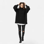Christine | Women's Plus-Size Mock-Neck Sweater – Loose Knit Sweater