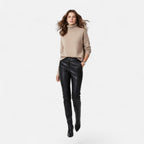 Delia | Women's Wool-Blend Turtleneck Sweater – Oversized Thick Knit