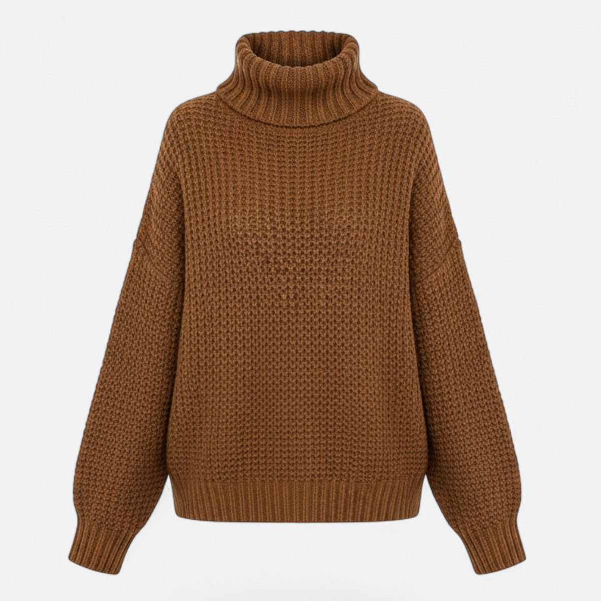 Helen | Women's Wool-Blend Turtleneck Sweater – Classic Knit