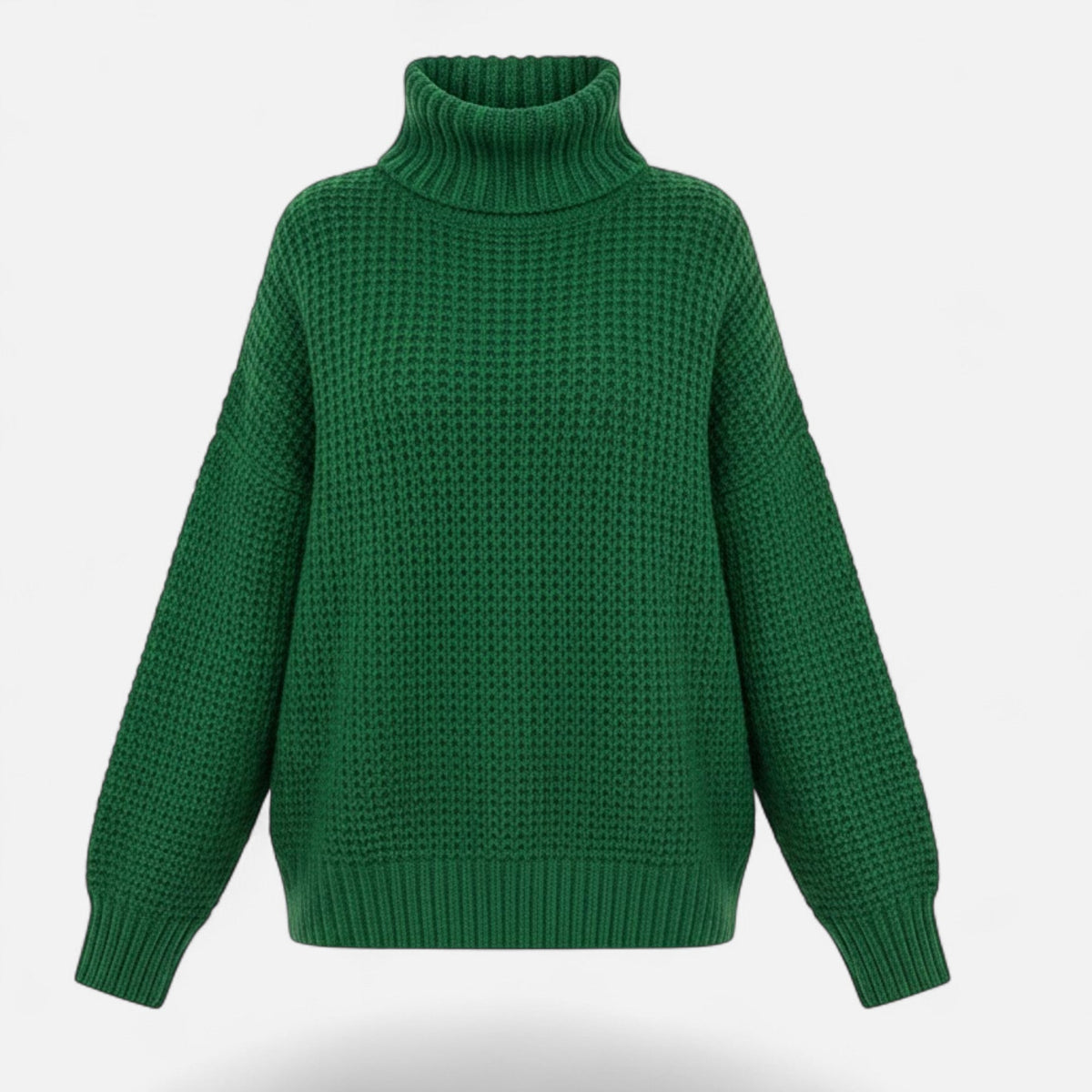 Helen | Women's Wool-Blend Turtleneck Sweater – Classic Knit