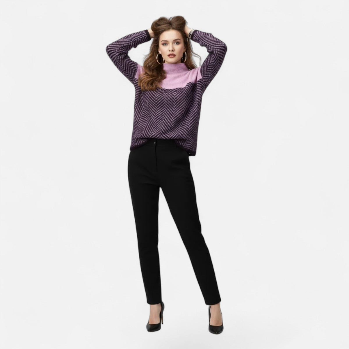 Sonja | Women's Wool Turtleneck Knit Sweater