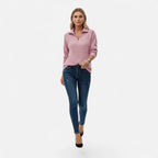 Audrey | Women's Zipper Stand-Collar Knit Sweaters