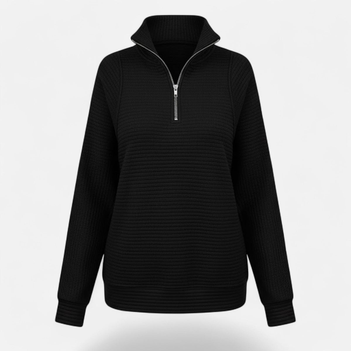 Audrey | Women's Zipper Stand-Collar Knit Sweaters