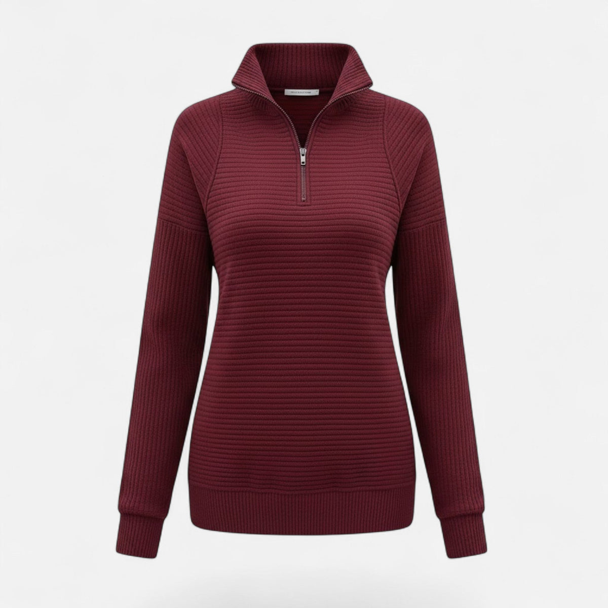 Audrey | Women's Zipper Stand-Collar Knit Sweaters