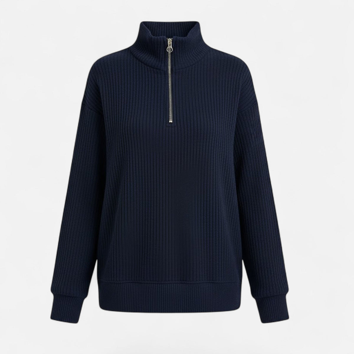 Audrey | Women's Zipper Stand-Collar Knit Sweaters