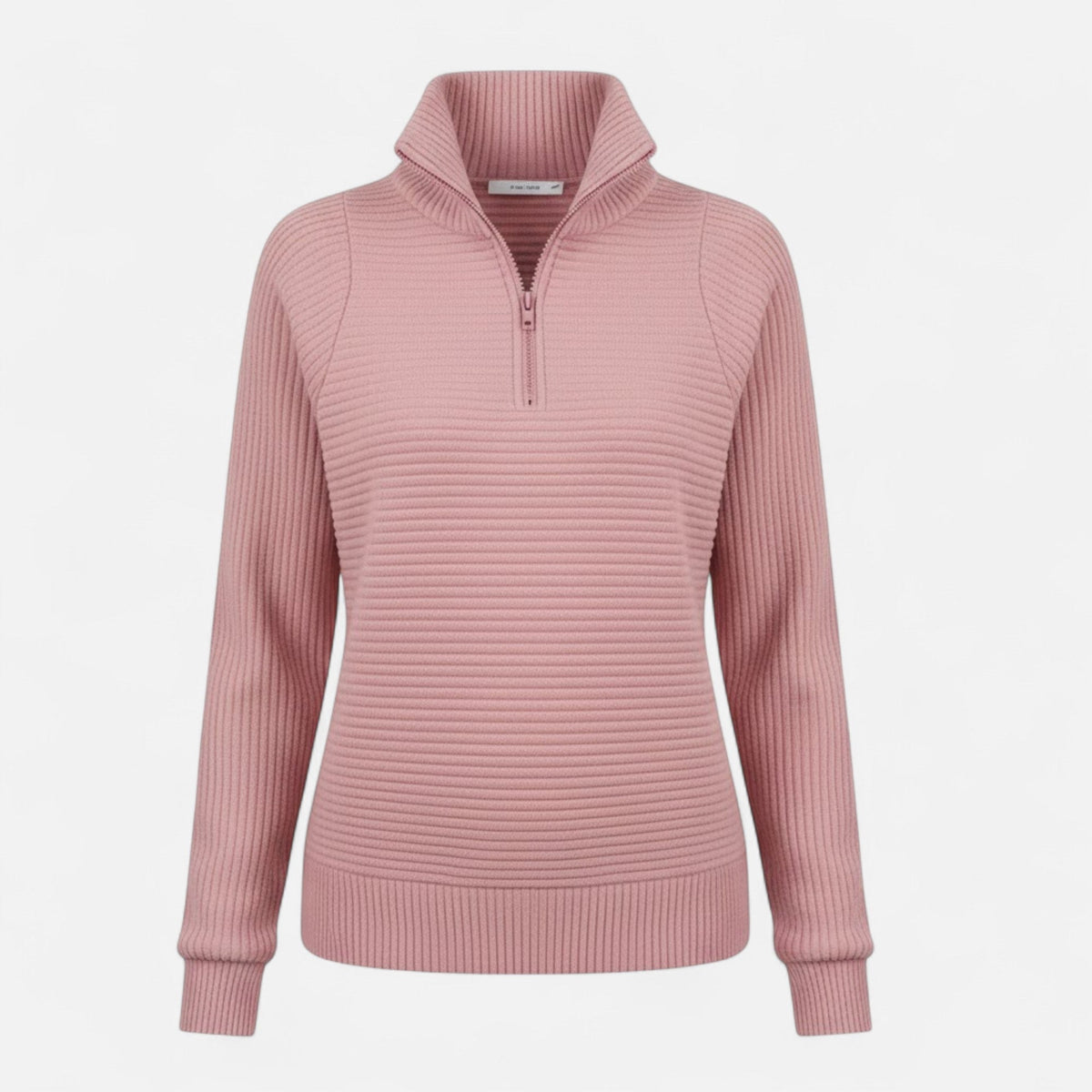 Audrey | Women's Zipper Stand-Collar Knit Sweaters