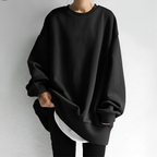 Cassandra | Women's Oversized Crew Neck Sweatshirt with Dropped Shoulders
