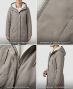 Celeste | Cozy Hooded Weatherproof Coat