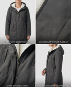 Celeste | Cozy Hooded Weatherproof Coat