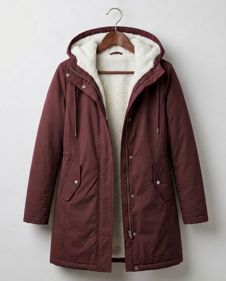 Sandra | Cozy Hooded Weatherproof Coat