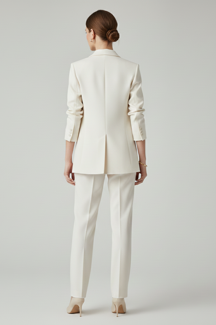 Juliet | Women's Blazer Set with Defined Shape and Straight-Leg Trousers