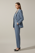 Beatrice | Women's Blazer and Trousers Set with Notched Lapel and Straight Legs