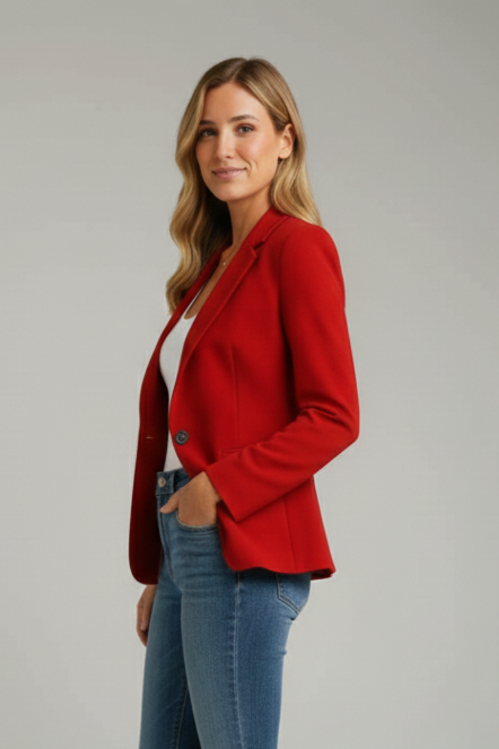 Vivienne | Women's Blazer with Notched Lapel and Single Button