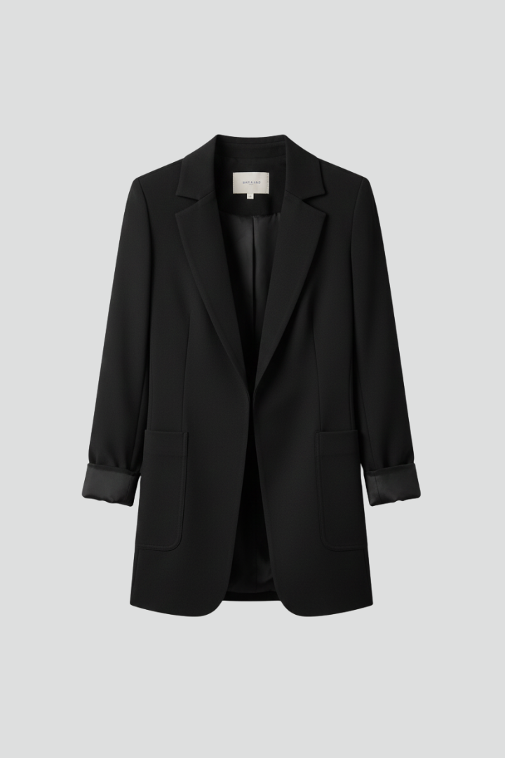 Adeline | Women's Blazer with Open Front and Structured Lapel