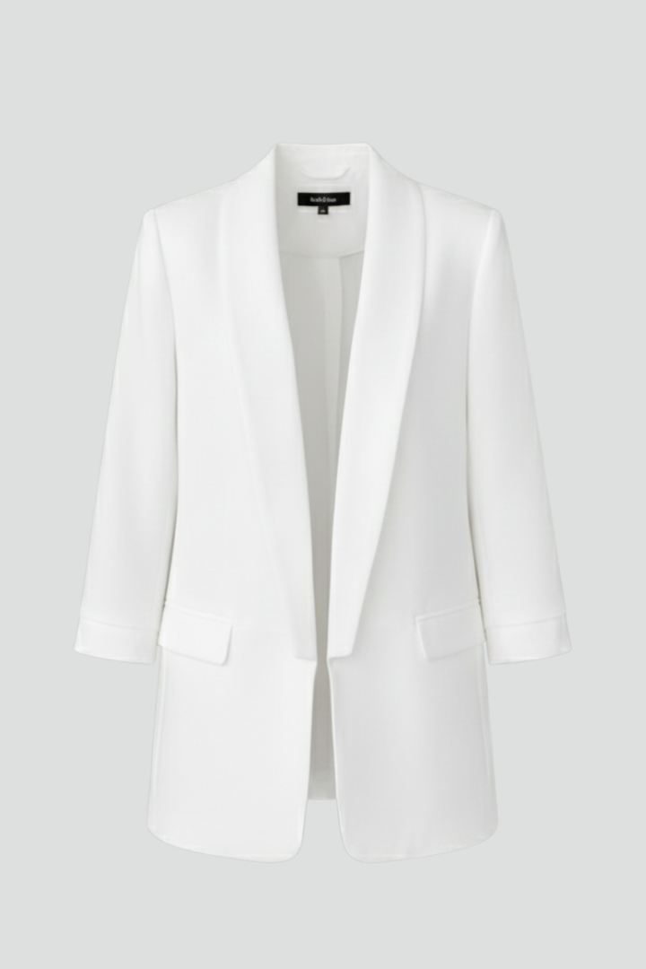 Chloe | Women's Blazer with Wrap Collar and Fitted Shape