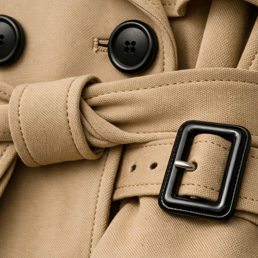 Priscilla | Women's Belted Trench Coat – Tailored Long Fit