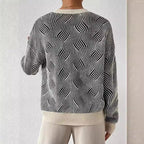 Tilly | Women's Relaxed Crew-Neck Knitted Sweater – Soft Long-Sleeve Layer for Casual Autumn Winter Everyday Wear