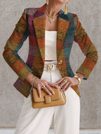 Daisy | Autumn Plaid Blazer